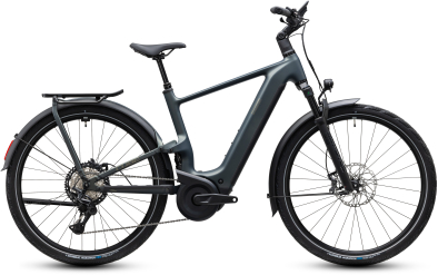 Cube Kathmandu Hybrid ONE11 HPC SLX 800 sagebrushgreen´n´chrome 28 2027 Elektromos Offroad Cross Trekking Kerékpár - sötétszürke