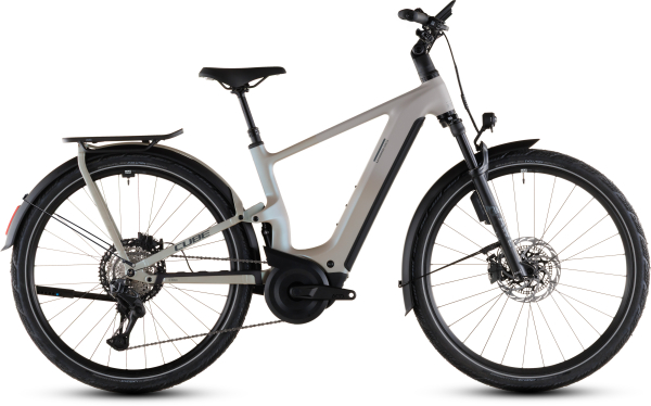 Cube Kathmandu Hybrid ONE11 HPC SLT 800 Elektromos Offroad Cross Trekking Kerékpár - glintsand´n´oatgrey - barna