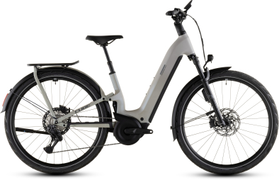 Cube Kathmandu Hybrid ONE11 HPC SLT 800 Easy Entry Elektromos Offroad Cross Trekking Kerékpár - glintsand´n´oatgrey - barna
