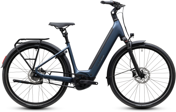 Cube Supreme Hybrid Deluxe ONE 600 navyblack´n´black 28" 2027 Elektromos Onroad Trekking Easy Entry Kerékpár - sötétkék
