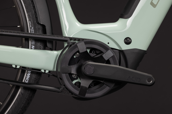 Cube Supreme Hybrid Deluxe ONE 600 aloegreen´n´reflex 28" 2027 Elektromos Onroad Trekking Easy Entry Kerékpár - világoszöld