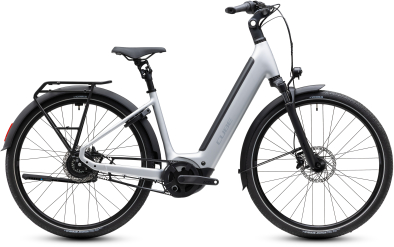 Cube Supreme Hybrid Deluxe Pro 600 silverstar´n´reflex 28 2027 Elektromos Onroad Trekking Easy Entry Kerékpár - szürke