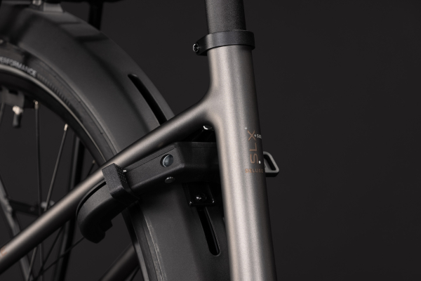 Cube Supreme Hybrid Deluxe SLX 600 teak´n´chrome 28" 2027 Elektromos Onroad Trekking Easy Entry Kerékpár - szürke