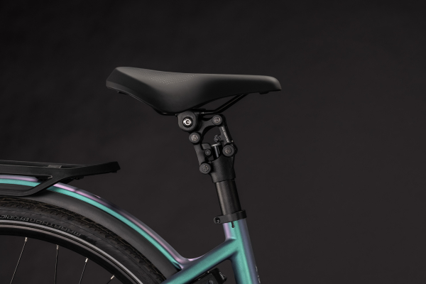 Cube Supreme Hybrid C:62 Deluxe SLX 600 polarlight´n´grey 28" 2027 Elektromos Onroad Trekking Easy Entry Kerékpár - lila