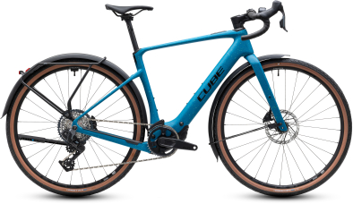 Cube Nuroad Hybrid C:62 EXC 400X FE tropicalteal´n´black 28 2027 Elektromos Gravel Kerékpár - kék
