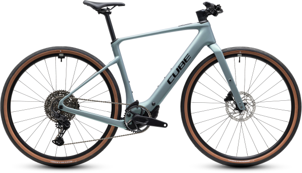 Cube Nulane Hybrid C:62 Race 400X seagrey´n´black 28" 2027 Elektromos Gravel Kerékpár - szürke
