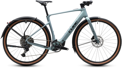 Cube Nulane Hybrid C:62 Race 400X FE seagrey´n´black 28 2027 Elektromos Gravel Kerékpár - szürke