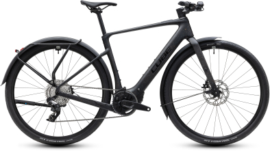 Cube Nulane Hybrid C:62 SLX 400X FE mineralblack´n´orange 28 2027 Elektromos Gravel Kerékpár - fekete