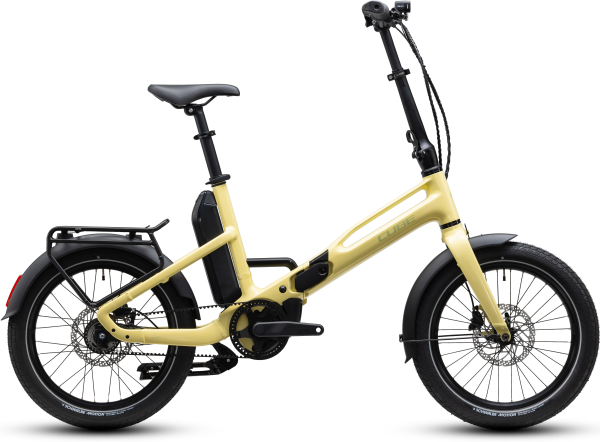 Cube Fold Hybrid Deluxe 540 paleyellow´n´sage 20" 2027 Elektromos Light Hardtail MTB Kerékpár - sárga