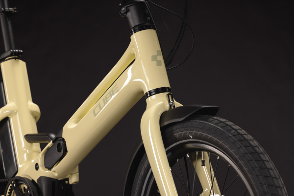 Cube Fold Hybrid Deluxe 540 paleyellow´n´sage 20" 2027 Elektromos Light Hardtail MTB Kerékpár - sárga