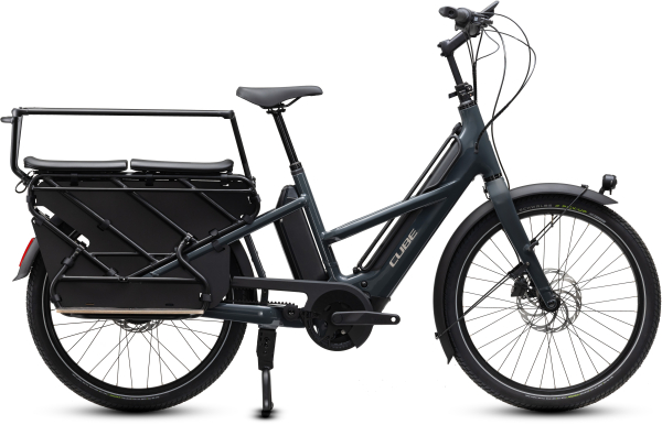 Cube Longtail Hybrid Deluxe Family 800 shadowgrey´n´grey 26" 2027 Elektromos Light Hardtail MTB Kerékpár - sötétszürke