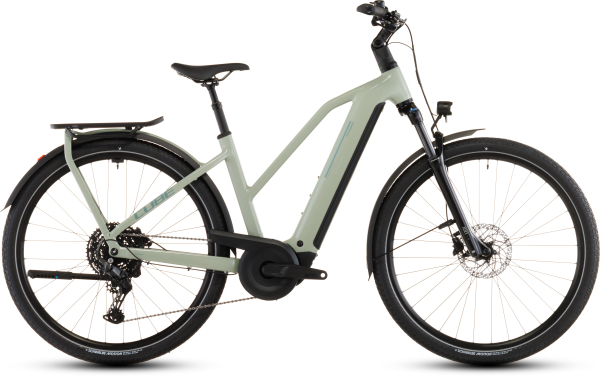 Cube Kathmandu Hybrid ONE 800 Trapeze Elektromos Onroad Trekking Kerékpár - pea´n´green - zöld