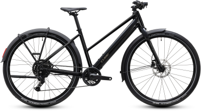 Cube Editor Hybrid ONE 360 FE black´n´irongrey 28 2027 Elektromos Light Hardtail MTB Trapeze Kerékpár - fekete