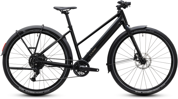 Cube Editor Hybrid ONE 360 FE black´n´irongrey 28" 2027 Elektromos Light Hardtail MTB Trapeze Kerékpár - fekete