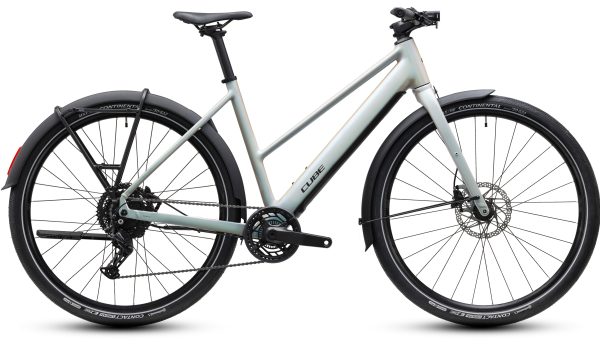 Cube Editor Hybrid ONE 360 FE glintsand´n´black 28" 2027 Elektromos Light Hardtail MTB Trapeze Kerékpár - világosszürke