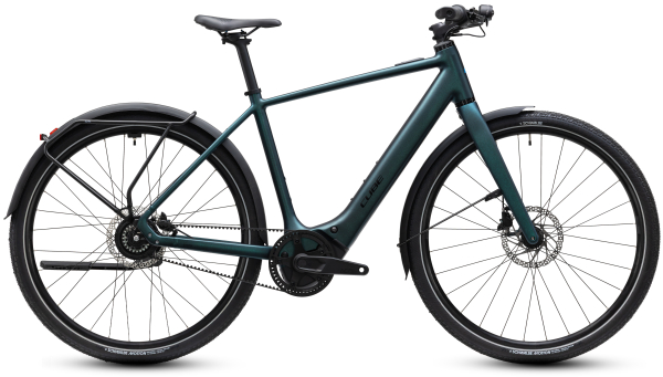 Cube Editor Hybrid SLX 400X FE glitterteal´n´black 28" 2027 Elektromos Light Hardtail MTB Kerékpár - sötétkék