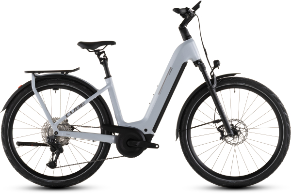 Cube Kathmandu Hybrid SLX 800 Easy Entry Elektromos Onroad Trekking Kerékpár - foggrey´n´grey - szürke