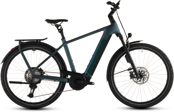 Cube Kathmandu Hybrid SLT 800 Elektromos Onroad Trekking Kerékpár - duskwood´n´goblin - zöld
