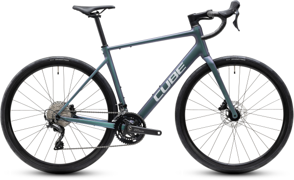 Cube Attain Race smaragdgrey´n´white 28" 2027 Országúti Kerékpár - sötétkék