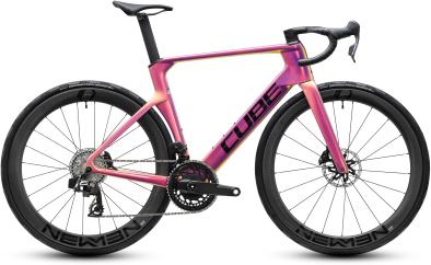 Cube Litening AERO C:68X Pro beamfibre´n´black 28 2027 Országúti Kerékpár - korall