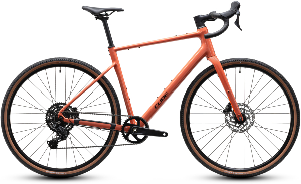 Cube Nuroad ONE spicypapaya´n´black 28" 2027 Országúti Kerékpár - korall