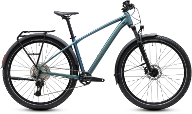 Cube Aim SLX FE shiftverde´n´chrome 29 2027 Hardtail Mountain Bike Kerékpár - világoskék