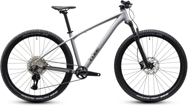 Cube Reaction Pro platinum´n´black 29" 2027 Hardtail Mountain Bike Kerékpár - szürke