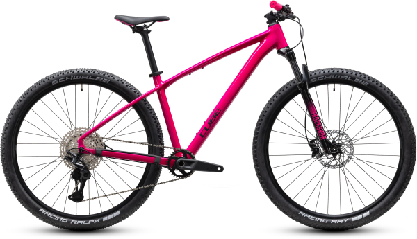 Cube Reaction Pro fuchsia´n´black 27,5" 2027 Hardtail Mountain Bike Kerékpár - pink