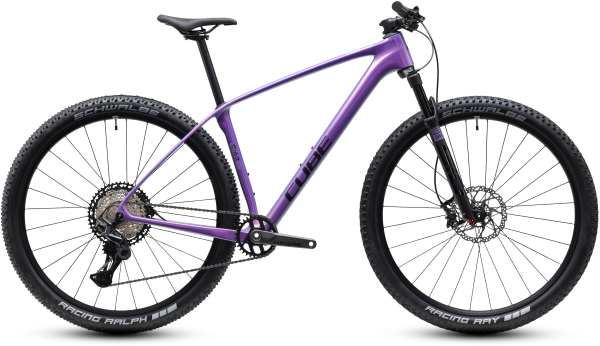Cube Reaction C:62 Pro cosmicpurple´n´black 29" 2027 Hardtail Mountain Bike Kerékpár - pink