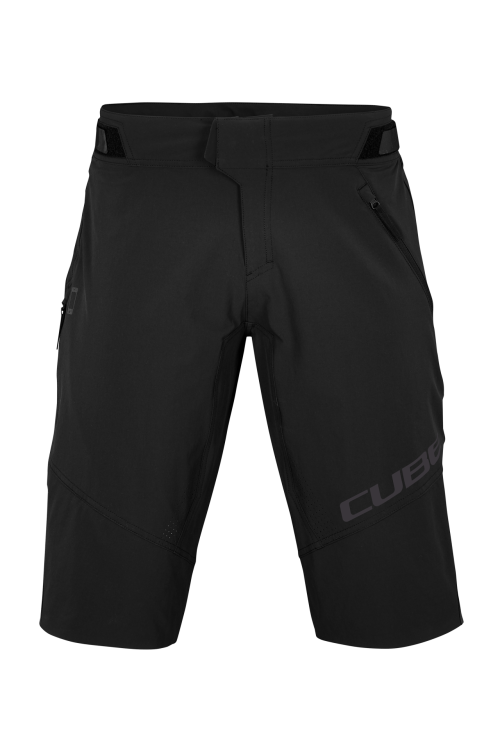 Cube Baggy Shorts X Actionteam Kerékpáros Rövidnadrág - fekete