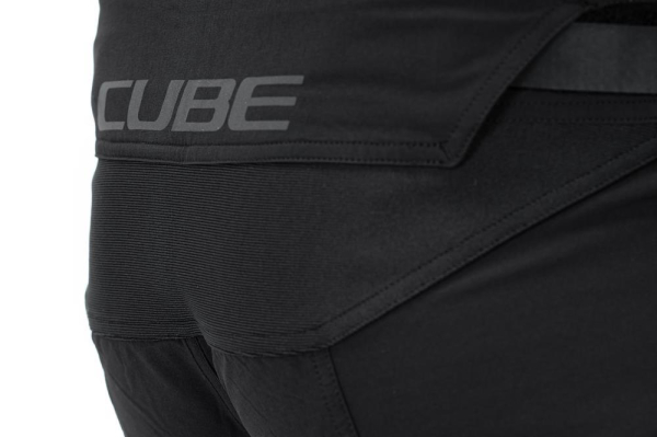 Cube Baggy Shorts X Actionteam Kerékpáros Rövidnadrág - fekete