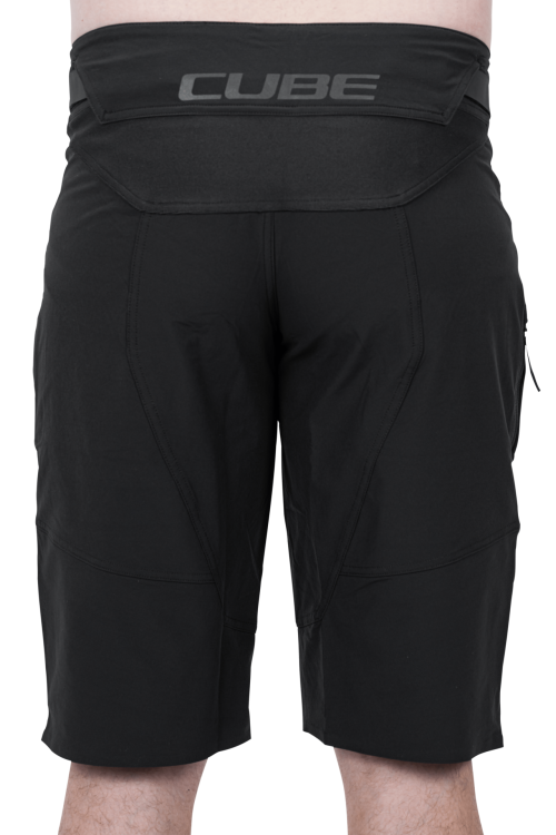 Cube Baggy Shorts X Actionteam Kerékpáros Rövidnadrág - fekete