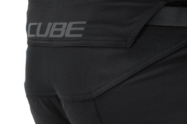 Cube Baggy Shorts X Actionteam Kerékpáros Rövidnadrág - fekete