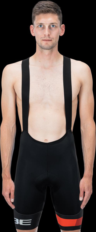 Cube Teamline Bib Shorts Pro Kerékpáros Rövidnadrág - fekete