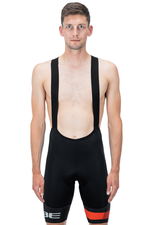 Cube Teamline Bib Shorts Pro Kerékpáros Rövidnadrág - fekete
