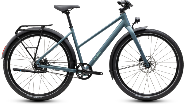 Cube Editor SLX FE greengranit´n´green 29" 2027 Városi Trapeze Kerékpár - világoskék