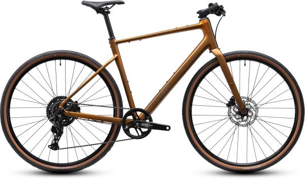 Cube Nulane ONE metalliccaramel´n´brown 28" 2027 Fittness Kerékpár - barna