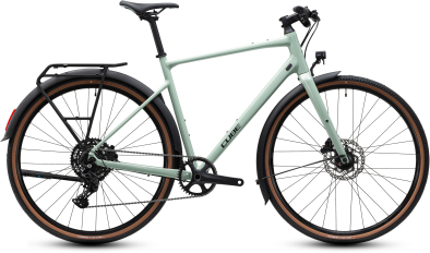 Cube Nulane Pro FE aloegreen´n´black 28 2027 Fittness Kerékpár - világoszöld