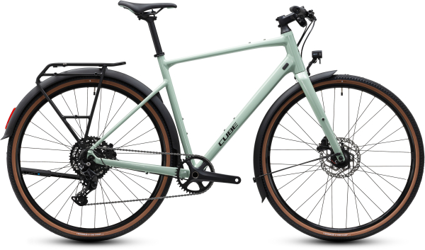 Cube Nulane Pro FE aloegreen´n´black 28" 2027 Fittness Kerékpár - világoszöld