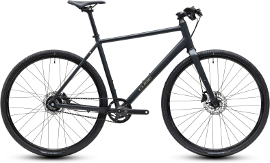 Cube Nulane Deluxe EXC grey´n´chrome 28 2027 Fittness Kerékpár - sötétszürke