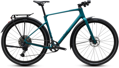 Cube Nulane C:62 SLX FE metallicpetrol´n´black 28 2027 Fittness Kerékpár - sötétkék