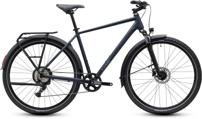 Cube Nature ONE FE ink´n´grey 28 2027 Offroad Cross Trekking Kerékpár - fekete