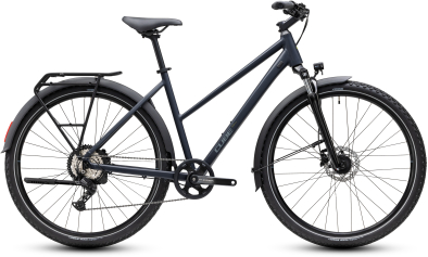 Cube Nature ONE FE ink´n´grey 28 2027 Offroad Cross Trekking Trapeze Kerékpár - fekete