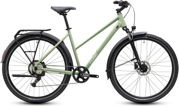 Cube Nature ONE FE almondgreen´green 28" 2027 Offroad Cross Trekking Trapeze Kerékpár - zöld