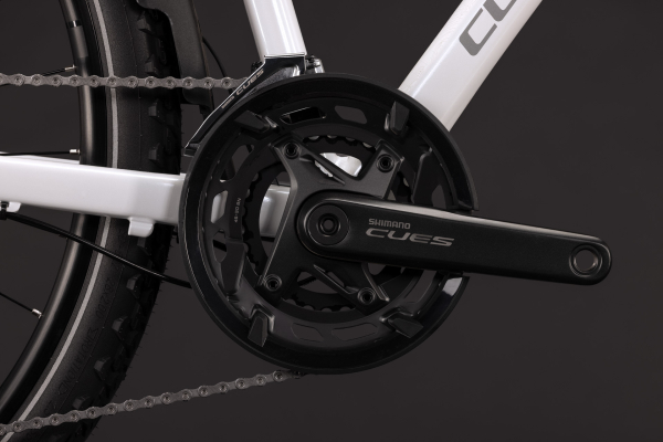 Cube Nature Pro FE metallicwhite´n´reflex 28" 2027 Offroad Cross Trekking Trapeze Kerékpár - fehér