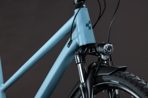 Cube Nature Pro FE surfblue´n´blue 28" 2027 Offroad Cross Trekking Trapeze Kerékpár - kék