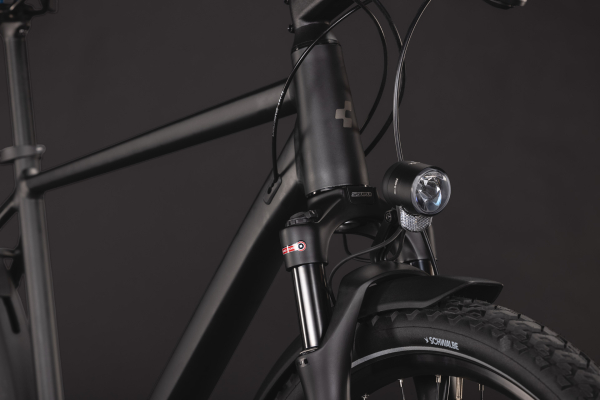 Cube Nature EXC FE grey´n´chrome 28" 2027 Offroad Cross Trekking Kerékpár - sötétszürke
