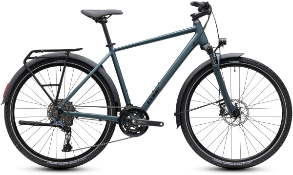 Cube Nature SLX FE indigometallic´n´black 28" 2027 Offroad Cross Trekking Kerékpár - sötétszürke
