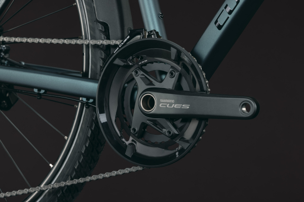 Cube Nature SLX FE indigometallic´n´black 28" 2027 Offroad Cross Trekking Kerékpár - sötétszürke
