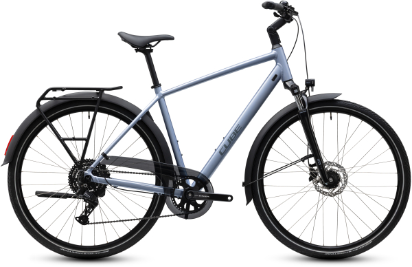 Cube Touring ONE silverblue´n´reflex 28" 2027 Onroad Trekking Kerékpár - ezüst